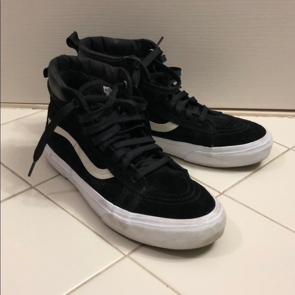 Black high top vans